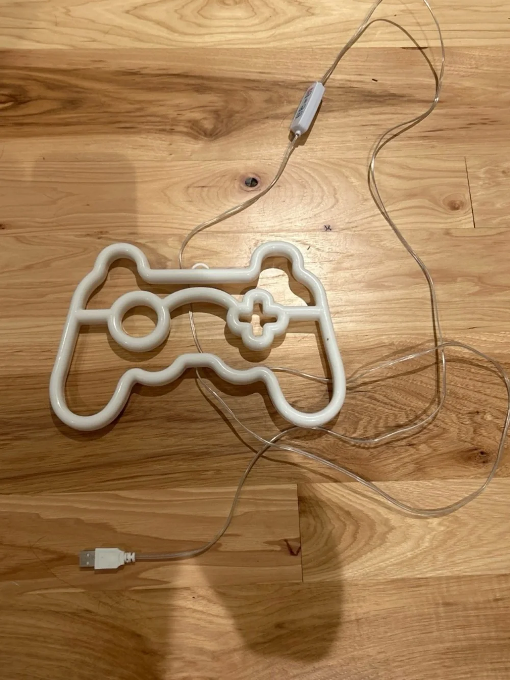 White USB Game Controller LED Wall Light